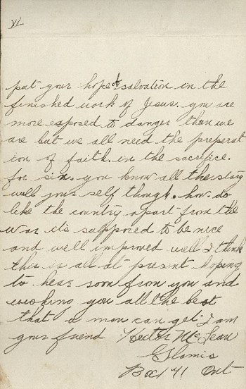 Cunningham letter (VI), [July 1917?]